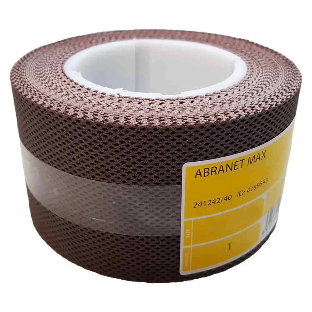Mirka Abranet Max Roll for Drum Sanders - 100mm x 10m, Single Abranet Max