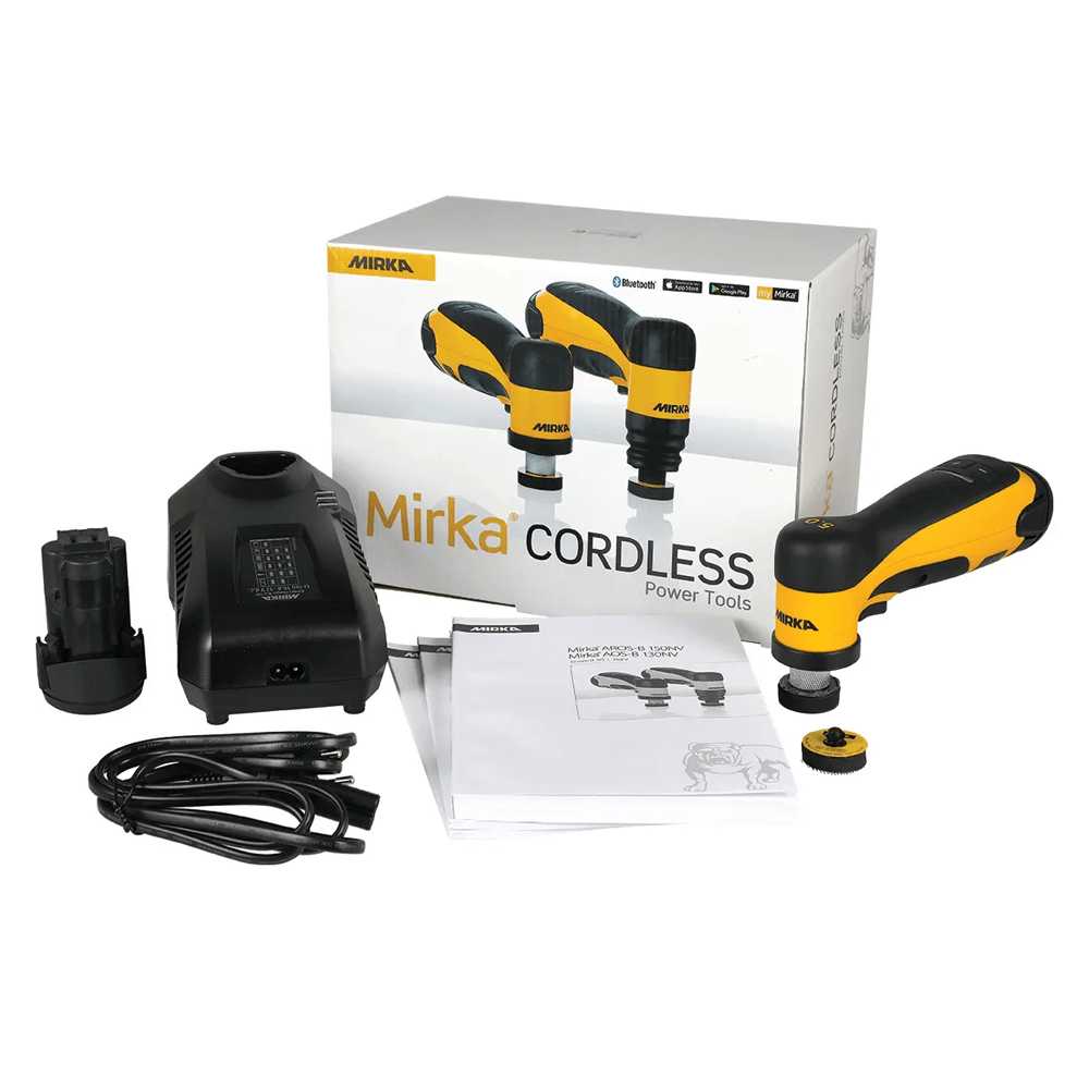 Aros-b cordless sander - Included in the box
