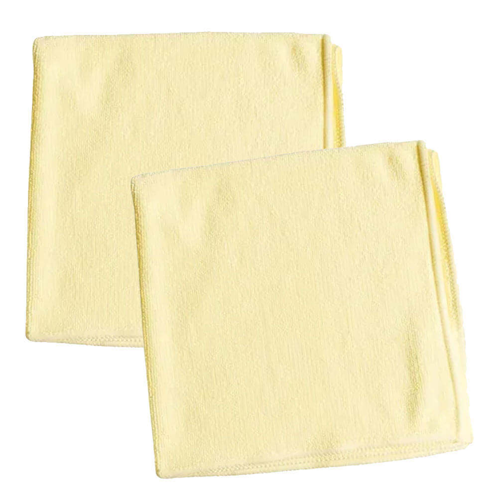 Mirka Cleaning Cloth Microfibre 330x330mm Yellow - 2 Pack Mirka