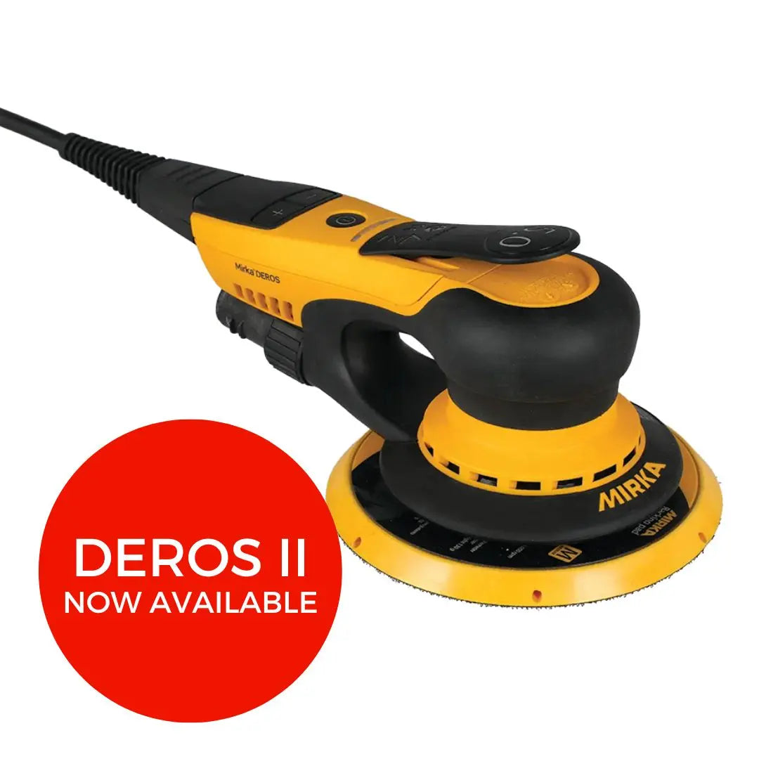 Mirka Deros 150mm Random Orbital Sander - 5mm Orbit 650CV (NEW DEROS AVAILABLE) Deros