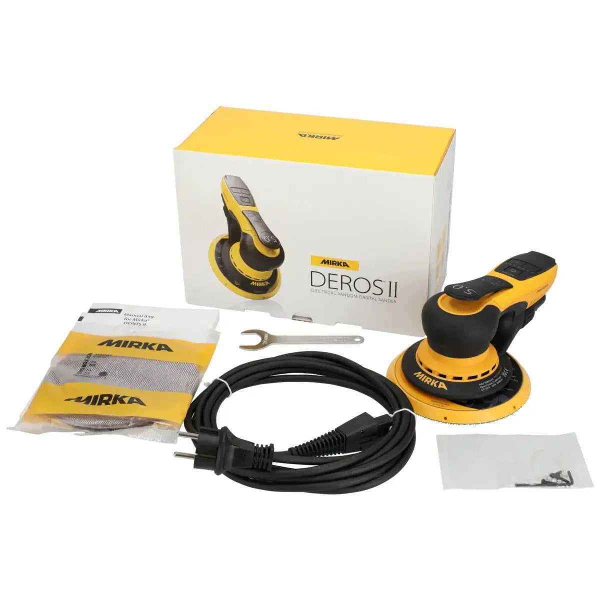 Mirka Deros II 150mm Random Orbital Sander - 5mm Orbit 650CV Deros