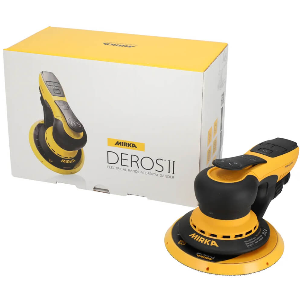 Mirka Deros II 150mm Random Orbital Sander - 2.5mm Orbit 625CV Deros