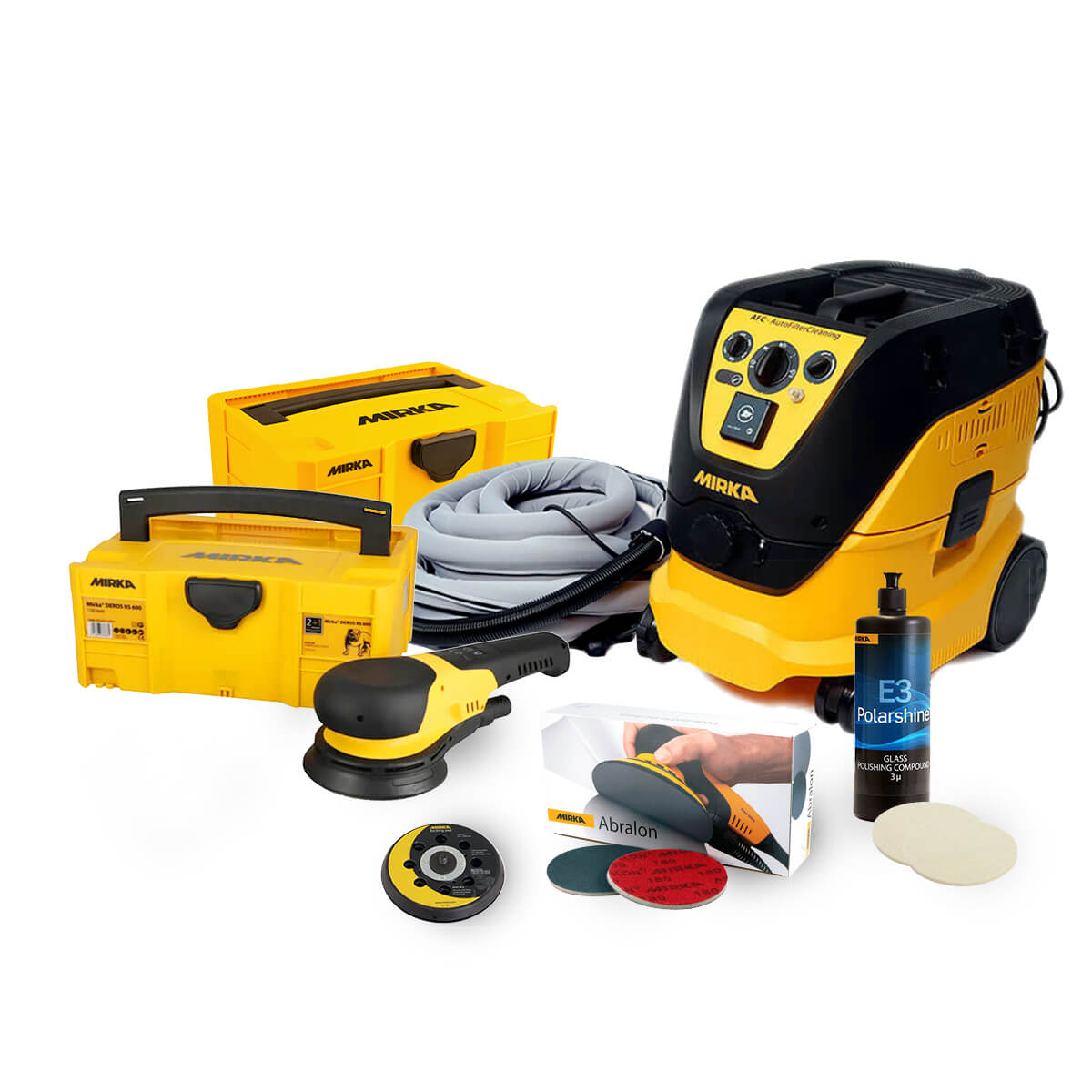 Mirka Glass Sanding &amp; Polishing Kit with Case Mirka