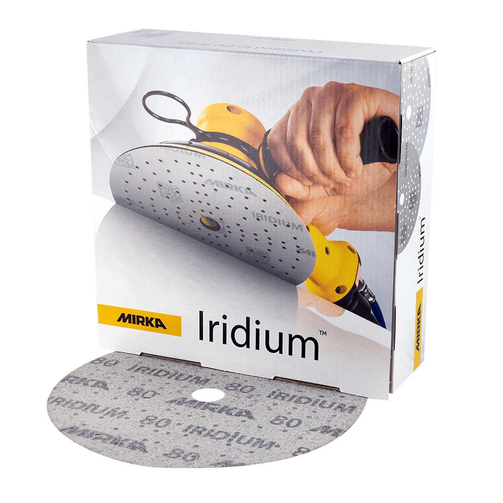 Mirka Iridium 200mm/8&quot; Discs - 50/Pack Iridium