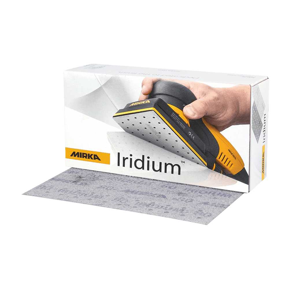 Mirka Iridium 81x133mm Sheets - 100/Pack Iridium