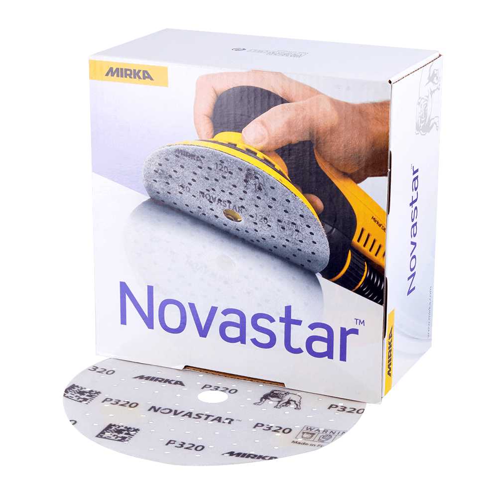 Mirka Novastar - 150mm/6&quot; Discs, 100/Pack Novastar