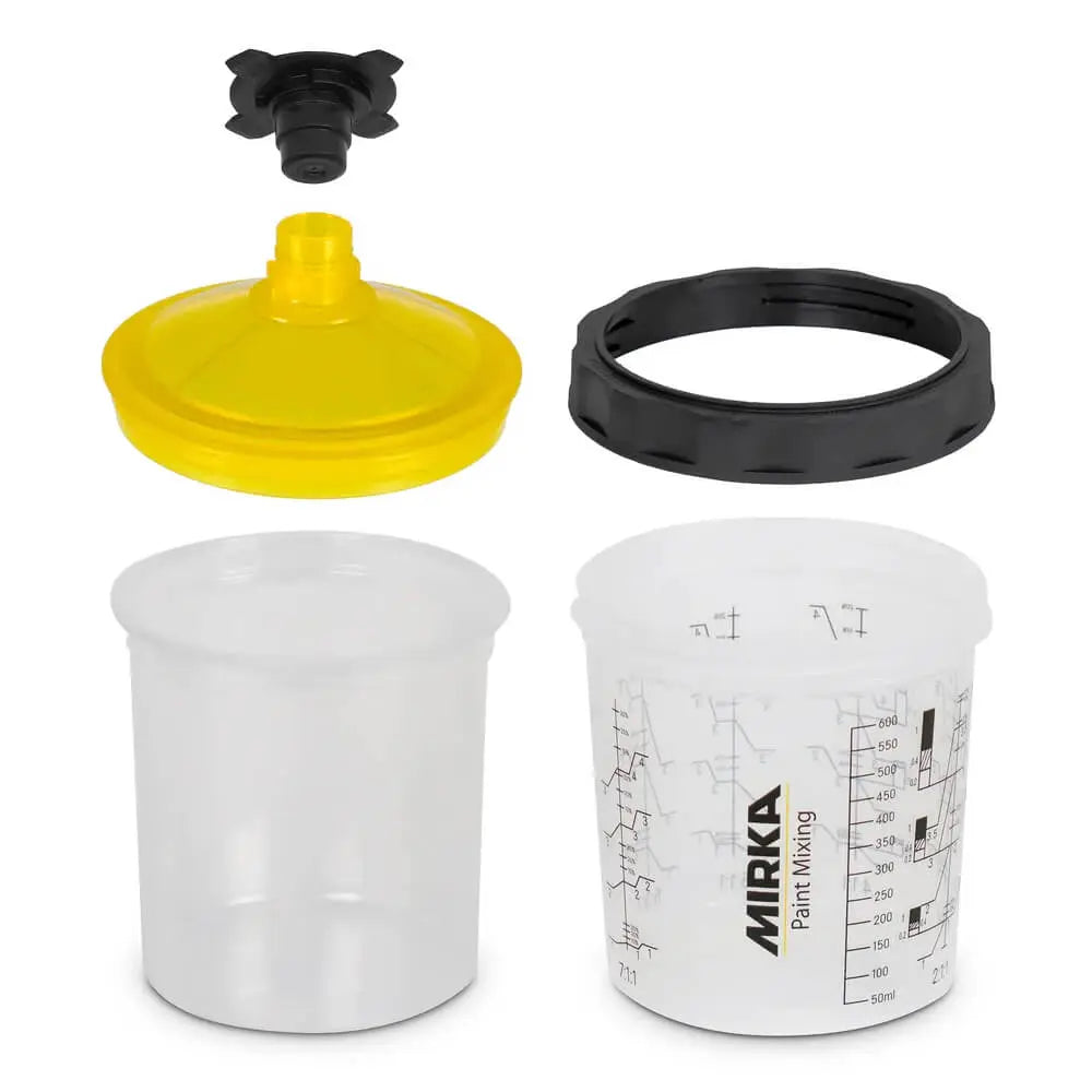 Mirka Paint Cup System with 190µm Filter Lid Mirka