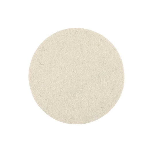 Mirka Polishing Felt Pad 125x6mm Grip White, 2/Pack Mirka