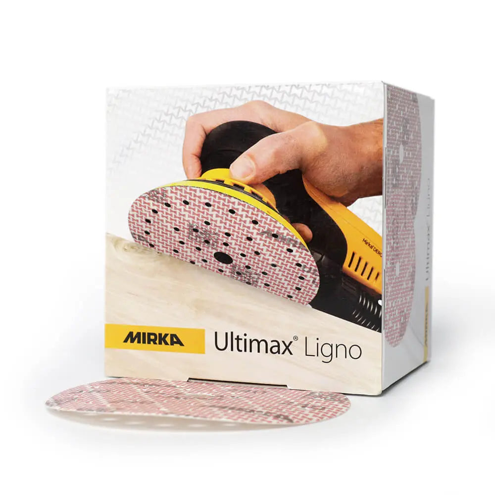 Mirka Ultimax Ligno Wood Sanding Discs 150mm Grip Multifit - 50 Pack Ultimax Ligno
