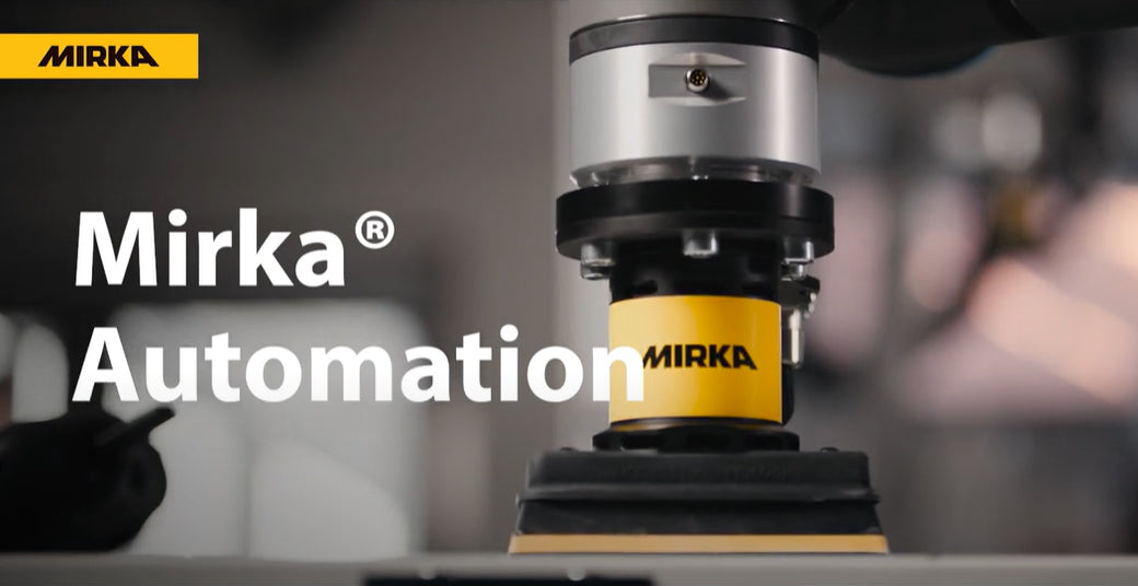 Load video: New automated sanding solution for sanding corners on wood - Mirka AIOS