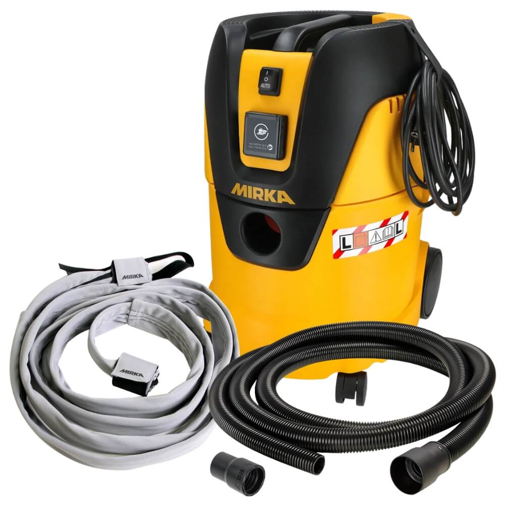 Mirka 1125 L Dust Extractor + 4m Hose &amp; Sleeve Kit Best Abrasives