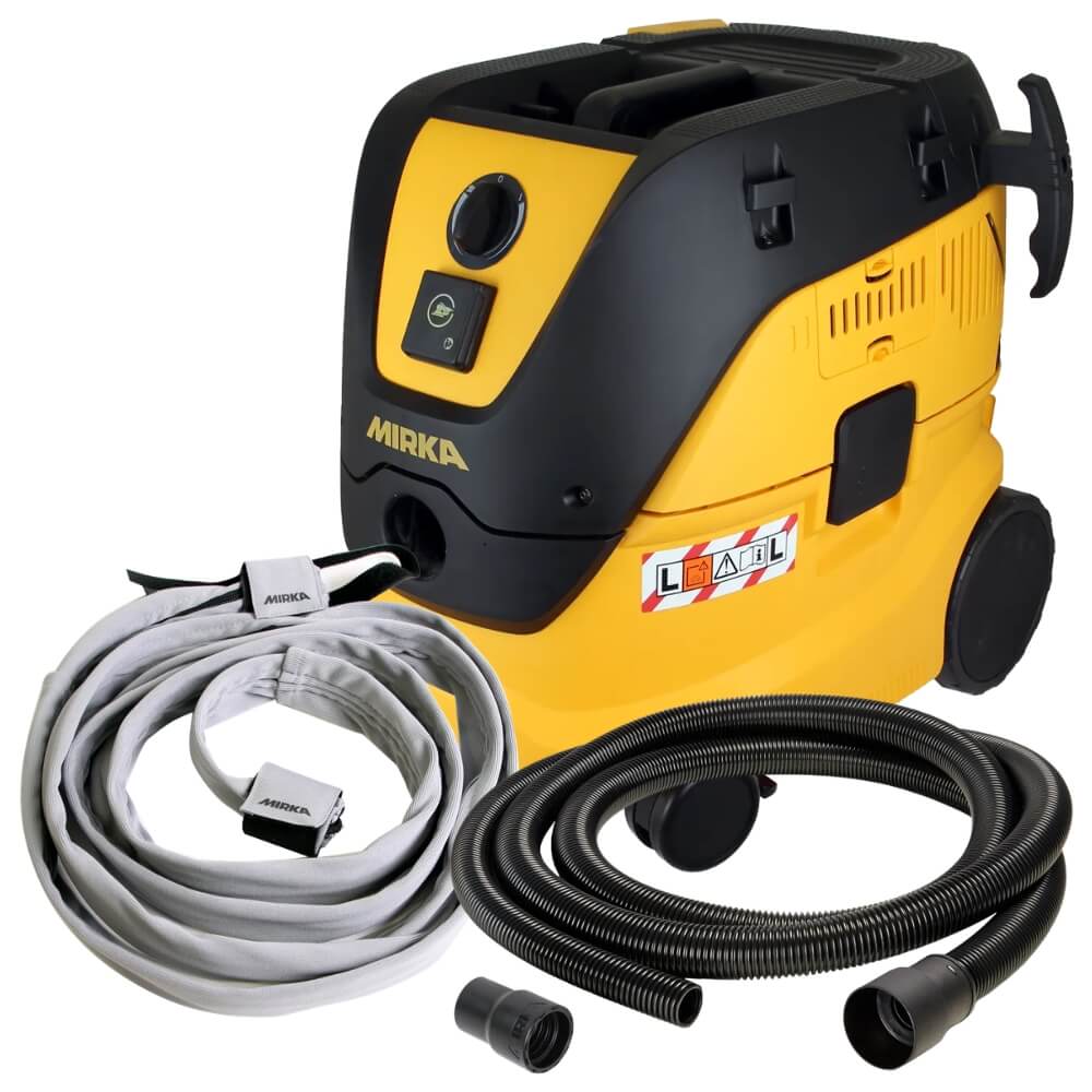 Mirka 1230 L Dust Extractor + 4m Hose &amp; Sleeve Kit Best Abrasives