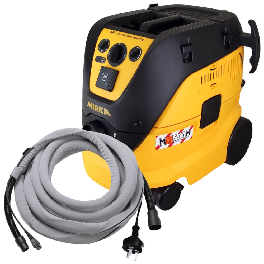 Mirka 1230 M Dust Extractor + 10m Hose &amp; Sleeve Kit Best Abrasives