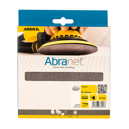 Mirka Abranet Sanding Discs 150mm Grip - 10 Pack Abranet