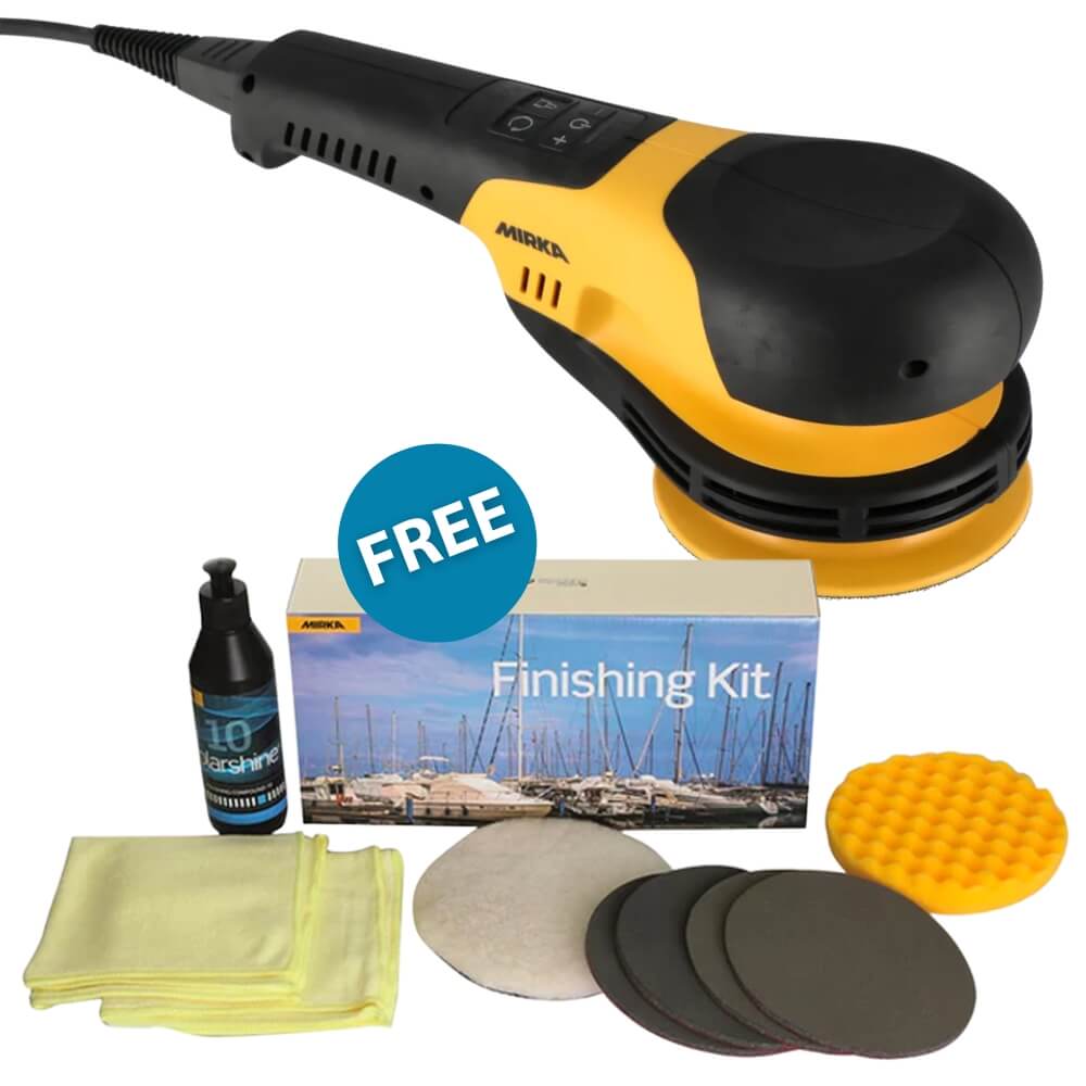 Mirka Polaros + Marine Finishing Kit Best Abrasives