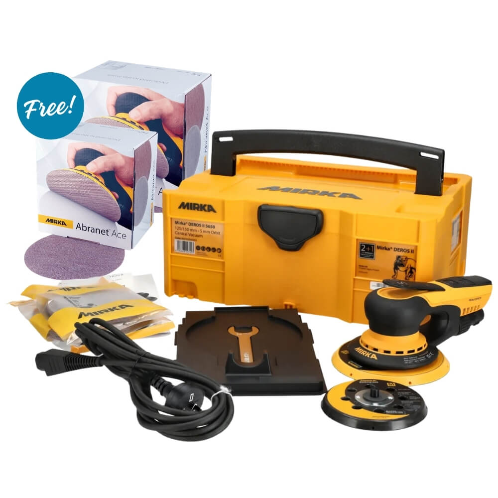 Mirka DEROS II 5650CV + Abranet Ace Value Kit