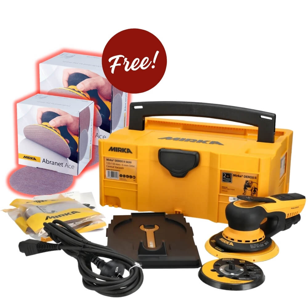 Mirka DEROS II 5650CV + Abranet Ace Value Kit