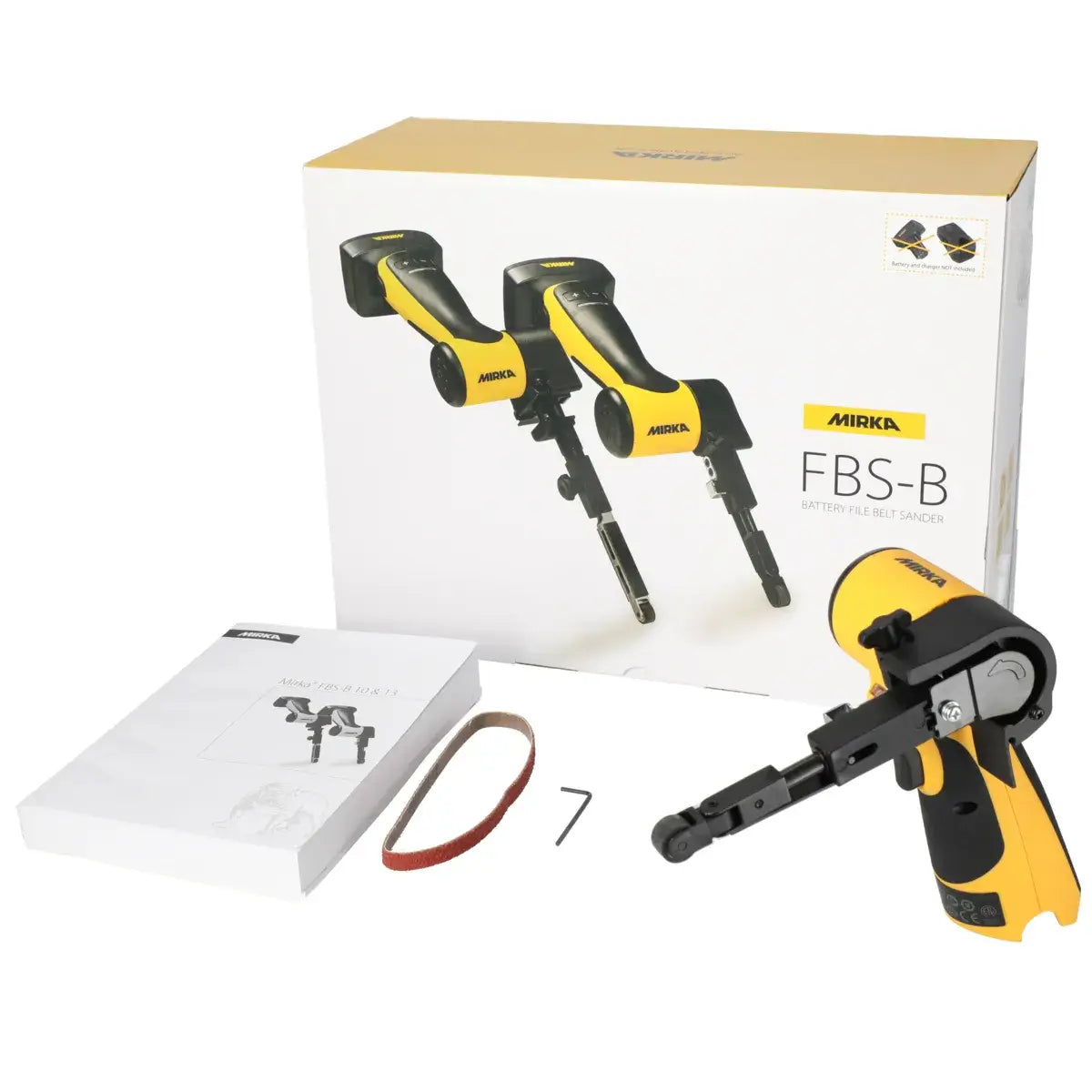 Mirka FBS-B 10x330mm Cordless File Belt Sander max 12V W/O Battery/Charger Fbs-b