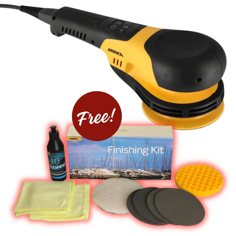 Mirka Polaros + FREE Marine Finishing Kit