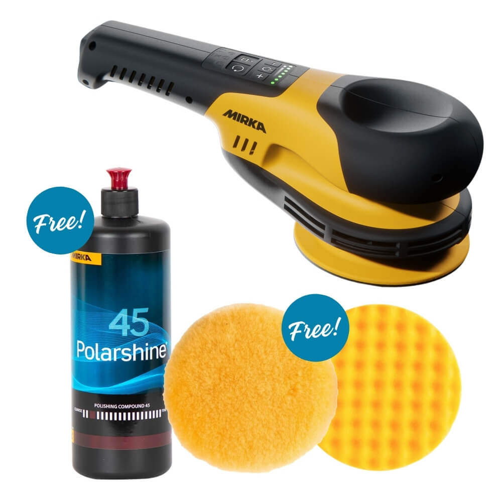 Mirka Polaros Polisher + Polarshine Value Kit
