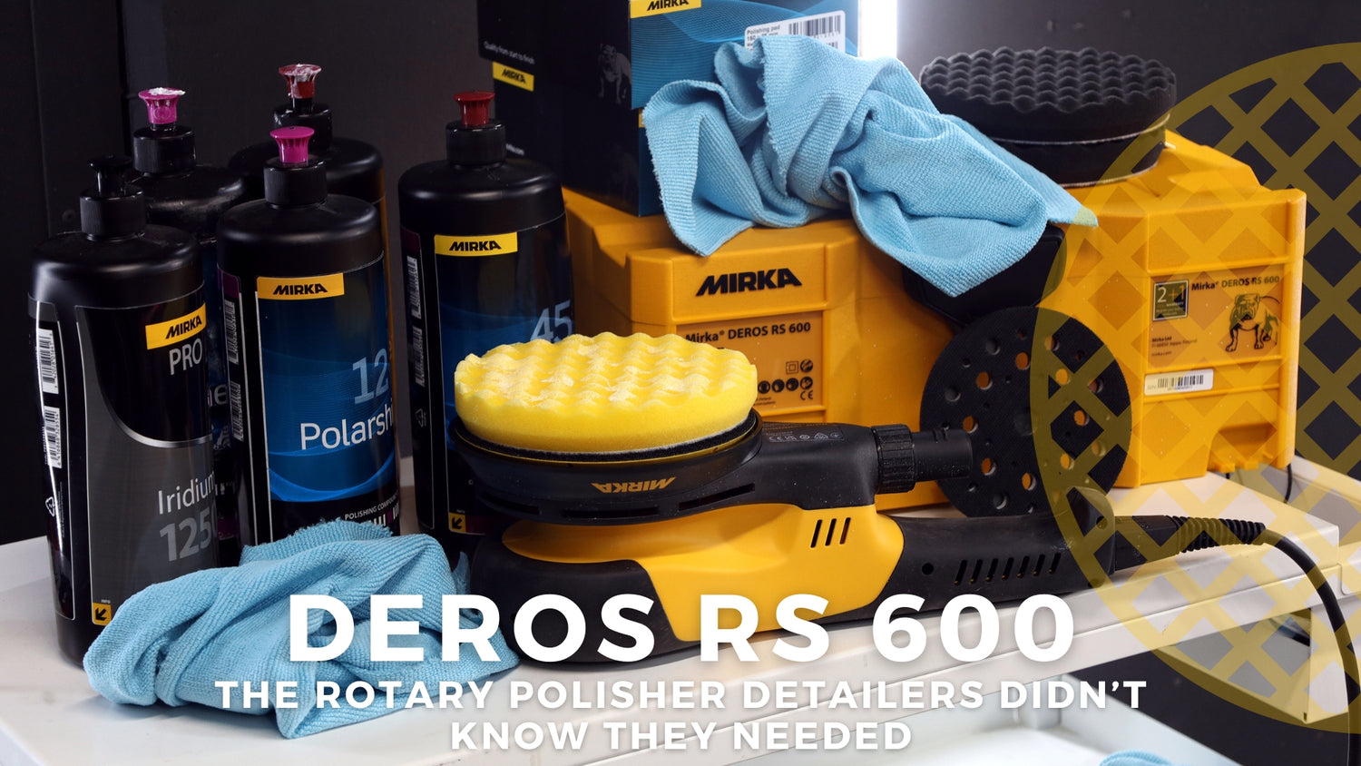 Load video: RS 600 The Rotary Polisher Detailers Didn’t Know They Needed