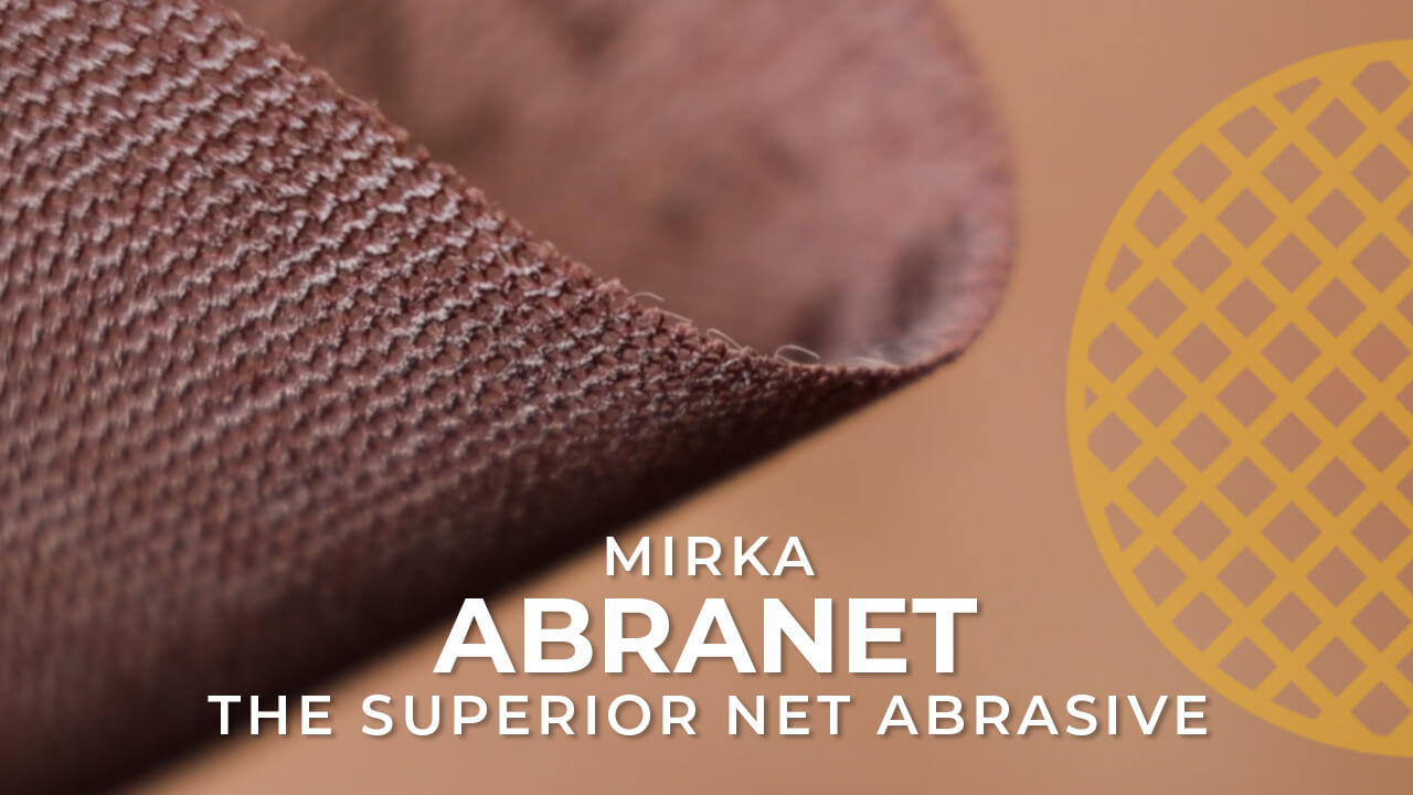 Load video: Mirka Abranet - The superior net abrasive