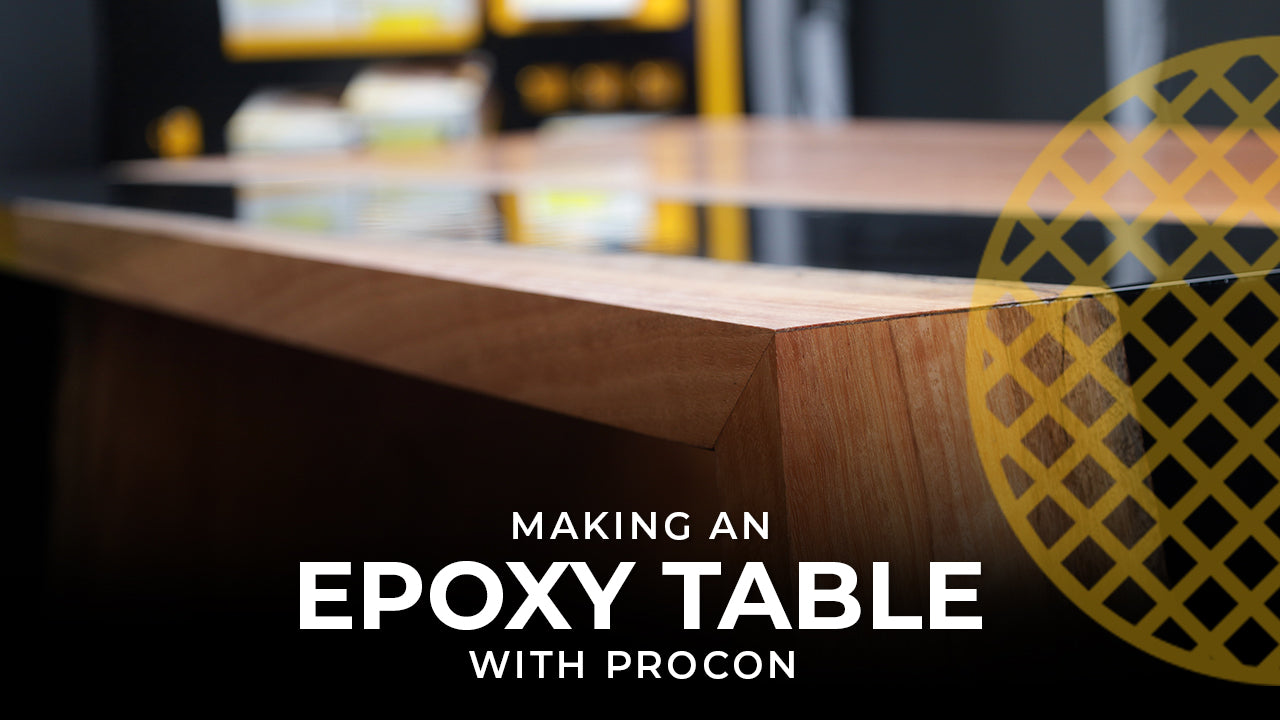 Load video: Making an epoxy table