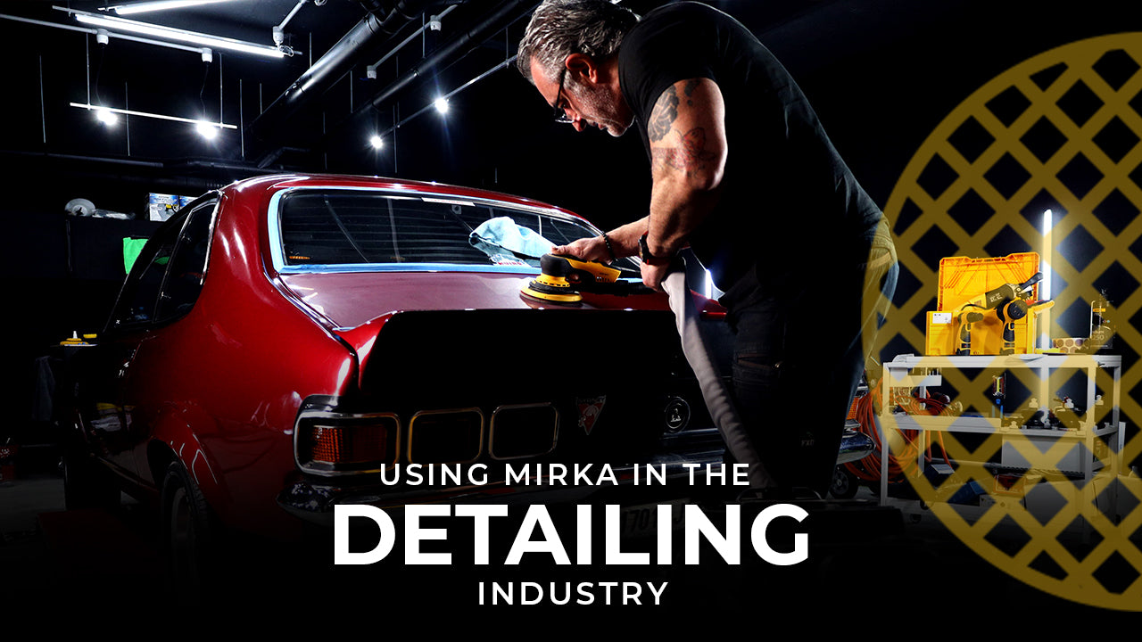 Load video: Automotive detailing with Mirka