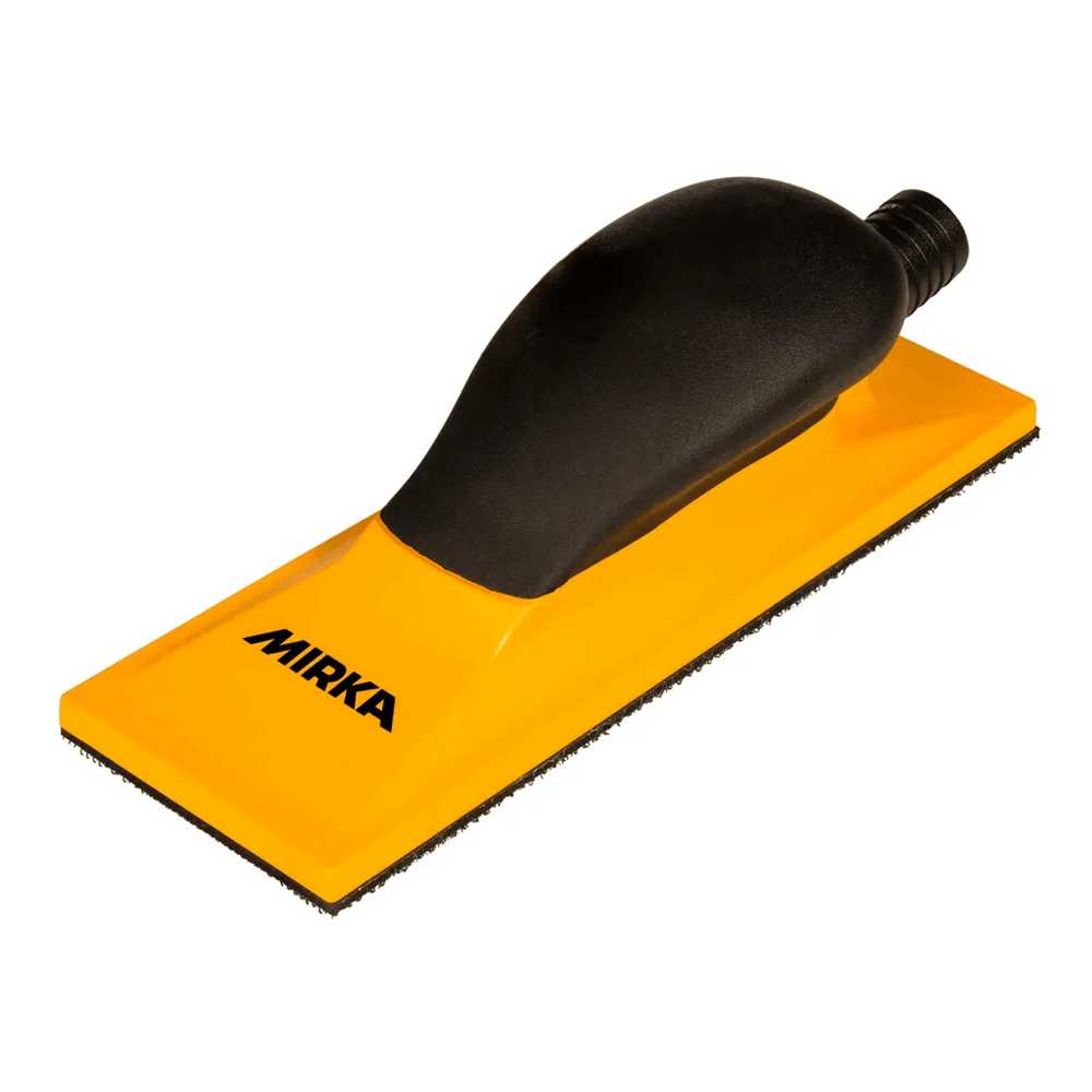 Mirka Hand Sanding Block - 70x198mm, 22H Yellow Mirka