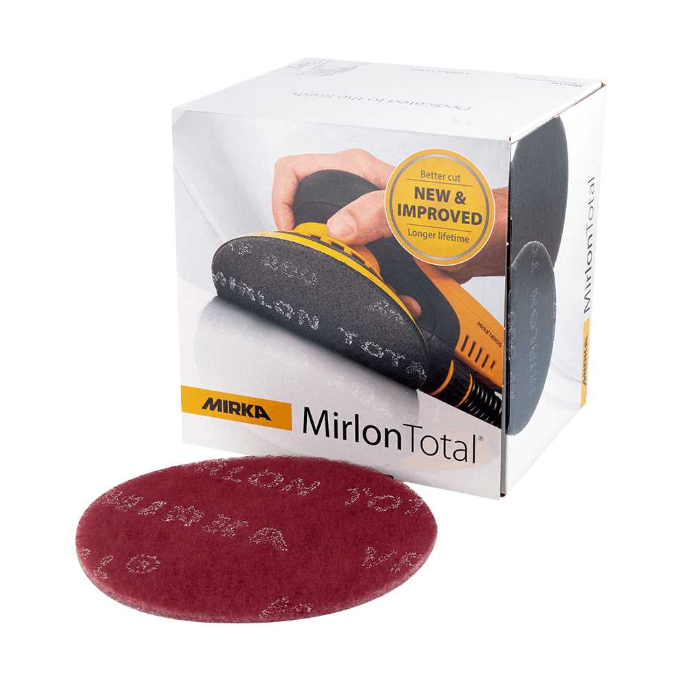 Mirka Mirlon Total 150mm Abrasive Discs, 20/Pack Mirlon Total